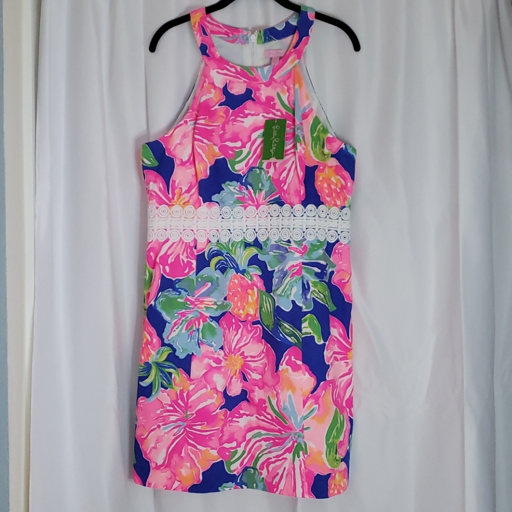 Lilly Pulitzer Beckon Blue Jungle Utopia print